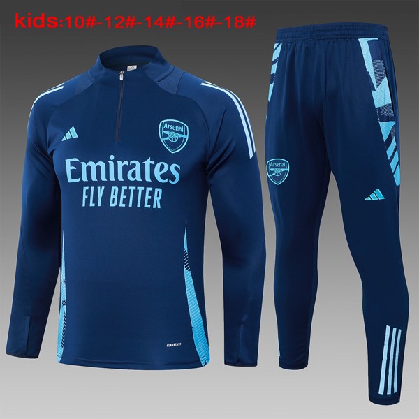 Niños Sudadera De Training Arsenal 2024-2025 Azul 3